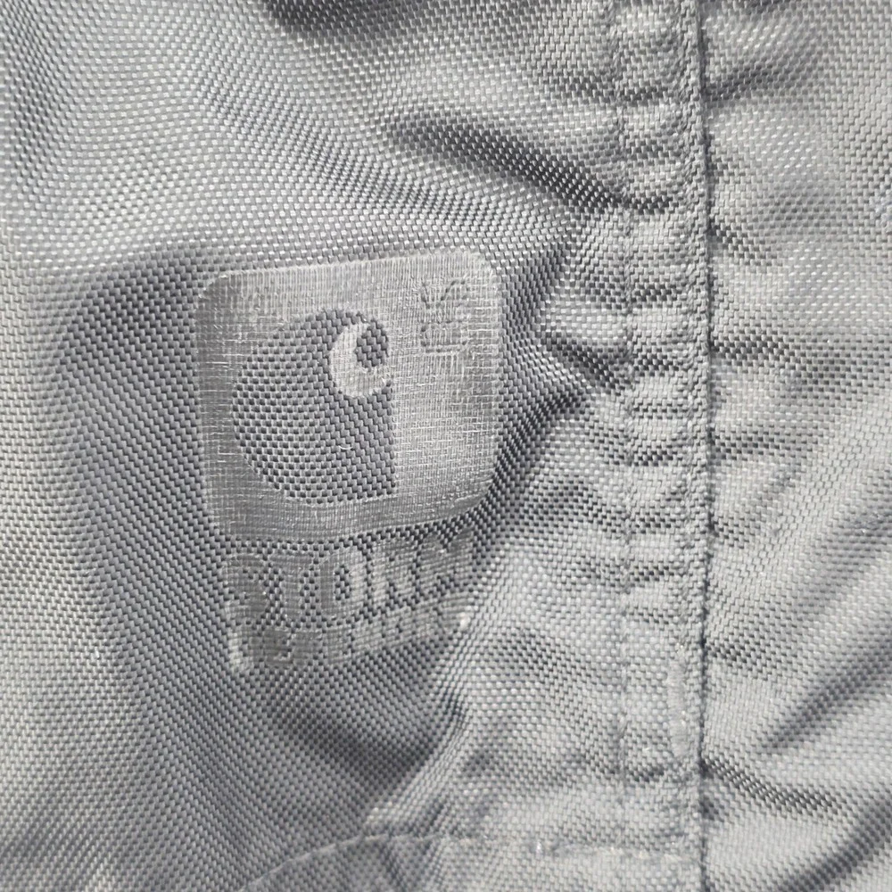 Carhartt Storm Defender Mens Large Black Waterproof Cargo Pants Zipped Leg